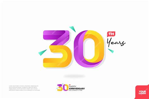Premium Vector | Number 30 logo icon design 30th birthday logo number ... 