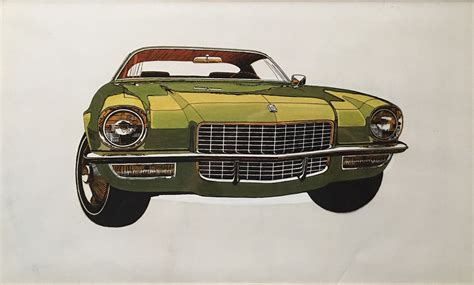 Car Ad Art John Mills Artwork