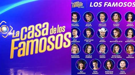 ‘la Casa De Los Famosos 3 Conoce Quiénes Son Los Cuatro Primeros