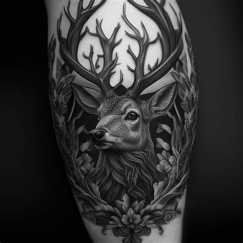 67 Antler Tattoo Ideas - TattooClue.com