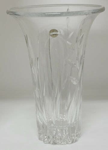 Cristal D Arques Large Vincennes Cut Lead Crystal Vase Jg Durand