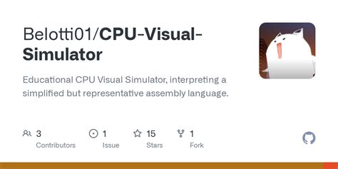 GitHub - Belotti01/CPU-Visual-Simulator: Educational CPU Visual Simulator, interpreting a ...