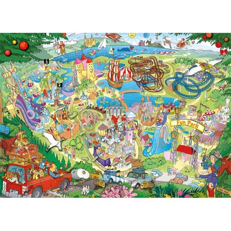 Puzzle Heye Parque De Diversiones De 1000 Piezas Kubekings