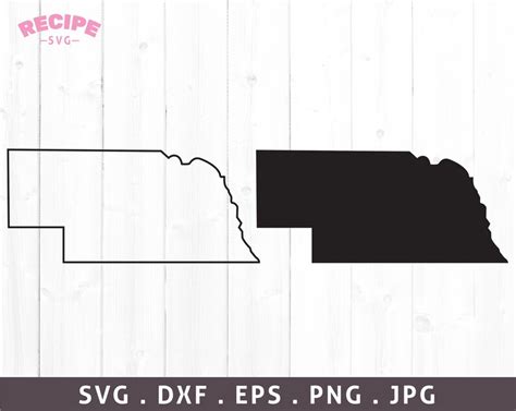 Nebraska Svg Nebraska Outline Svg Nebraska Png Nebraska Etsy