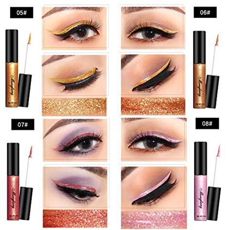 Glitter Liquid Eyeliner Coosa 12 Colors Long Lasting Waterproof