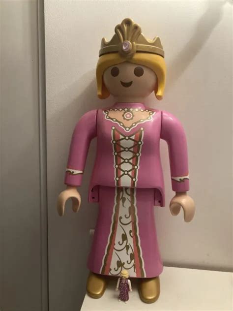 RARE PLAYMOBIL géant XXL 60 cm La Princesse en très bon état EUR