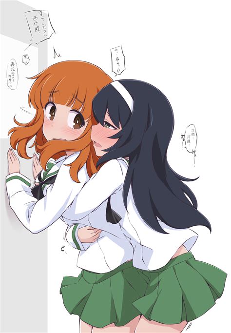 Takebe Saori And Reizei Mako Girls Und Panzer Drawn By Hazuki Haru