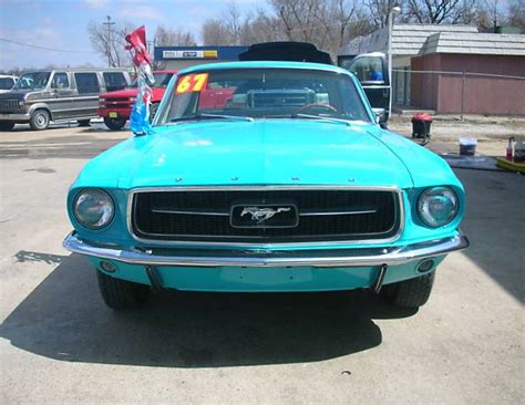 Frost Turquoise Blue 1967 Ford Mustang Hardtop