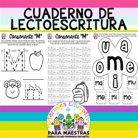 Cuaderno De Inicio A La Lectoescritura Materiales Educativos Para