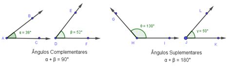 Matemática Ângulos complementares e suplementares Conexão Escola SME