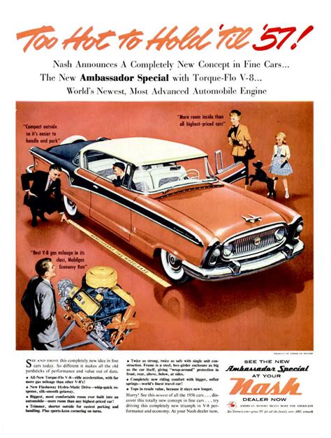 Model Year Madness 10 Classic Ads From 1956 The Daily Drive