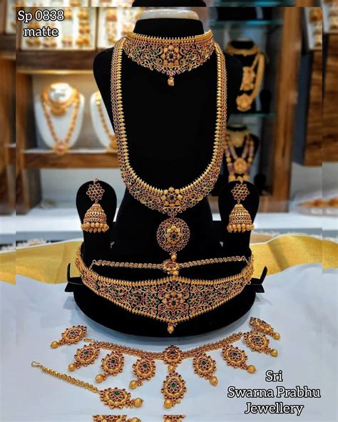 South Indian Traditional Bridal Jewellery Set South India Jewels