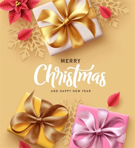 Premium Vector Christmas Text Vector Background Design Merry