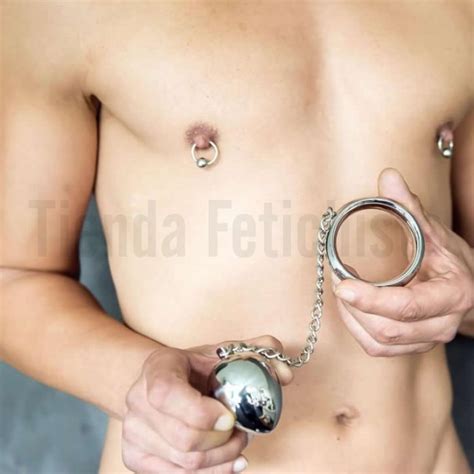 Comprar Cockring Con Cadena Y Bola Anal