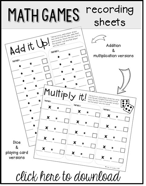 Love to Learn: Math Games!