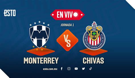 Monterrey vs Chivas en vivo jornada 1 del Clausura 2023 ESTO en línea