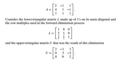 Gaussian Elimination