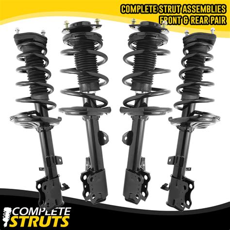 Front And Rear Quick Complete Struts And Coil Spring Assembly For 2009 2014