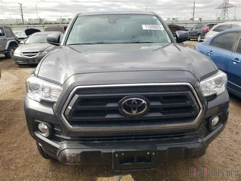 Report 3TMCZ5AN8NM514001 TOYOTA TACOMA 2022 GRAY GAS Price And Damage