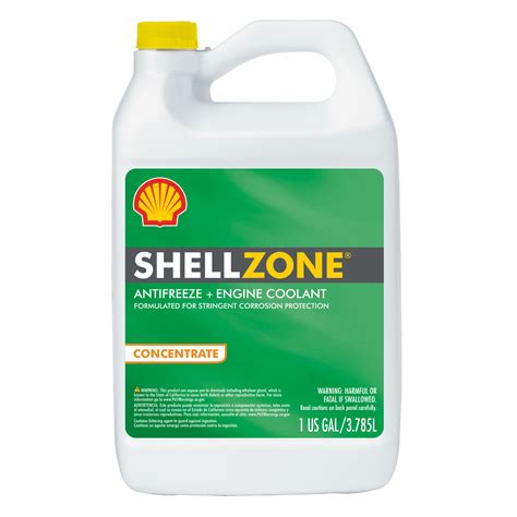 Shellzone Antifreeze And Engine Coolant Concentrate Gallon