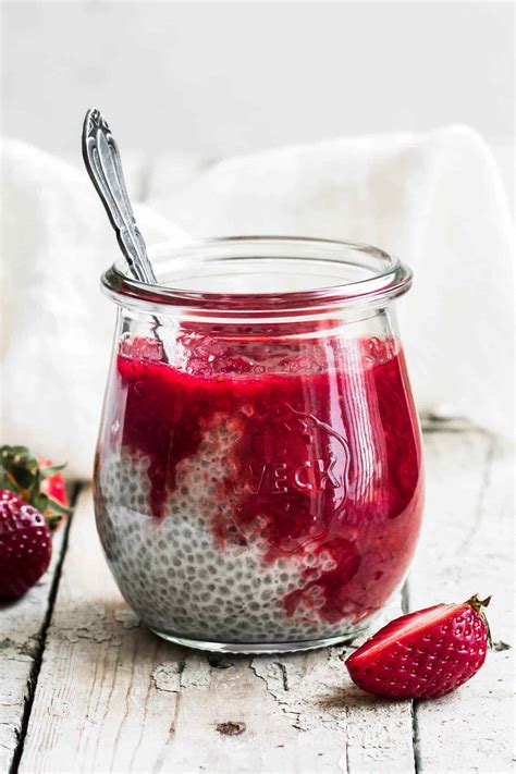 Strawberry Rhubarb Chia Pudding Choosing Chia