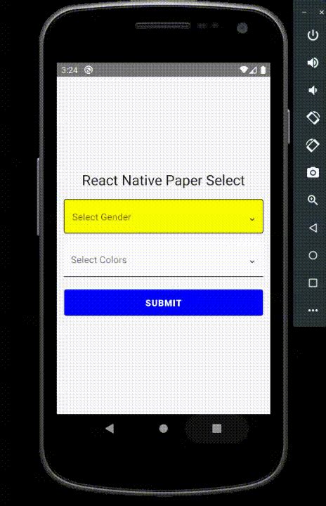 React Native Paper Select Npm