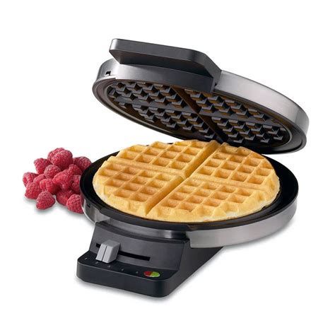 Máquina de Waffle Redonda 127V em Aço Escovado Cuisinart TOOL BOX