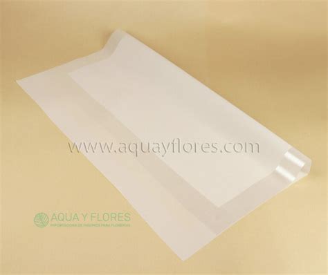 Papel Coreano Ahumado Borde Ancho Blanco 20 Uds 58x58 Cm Aqua Y