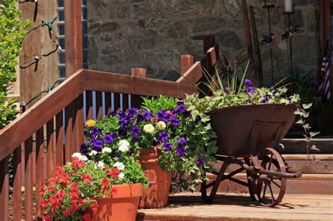 27 Wheelbarrow Flower Planter Ideas For Your Yard Wheelbarrow Planter Best Above Ground Pool