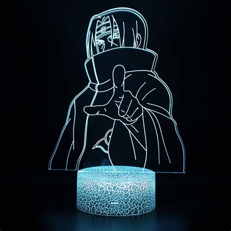 NARUTO Anime Night Light Uchiha Itachi Model LED Deak Lamp For NARUTO