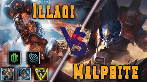 Illaoi Vs Malphite Top How To Win In Min Full Ranked Game