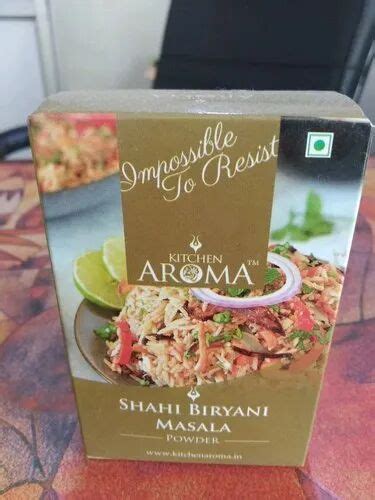 Aroma Powder Shahi Biryani Masala For Kitchen Fast Food Packaging