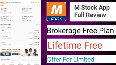 M Stock App Review Brokerage Plan Basket Order Easy To Use InterFace