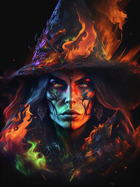 The Burning Witch Digital Art by Petar Petrovic - Fine Art America