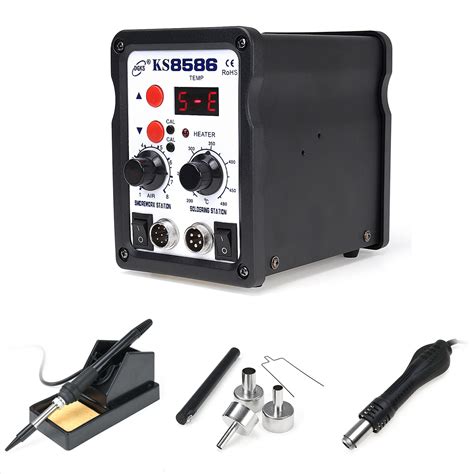 KS 8586 2 In 1 Soldering Iron Solder Rework Station Hot Air G Un Handl Electronic Pro