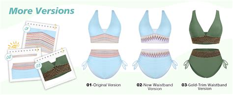 Amazon Blooming Jelly Womens High Waisted Bikini Sets Tummy