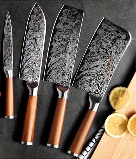 Stainless Steel Kitchen Knife Set Special Vegetable Meat - Etsy