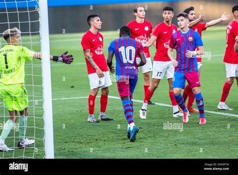 Barcelona Spain Th July Franck Angong Fc Barcelona B