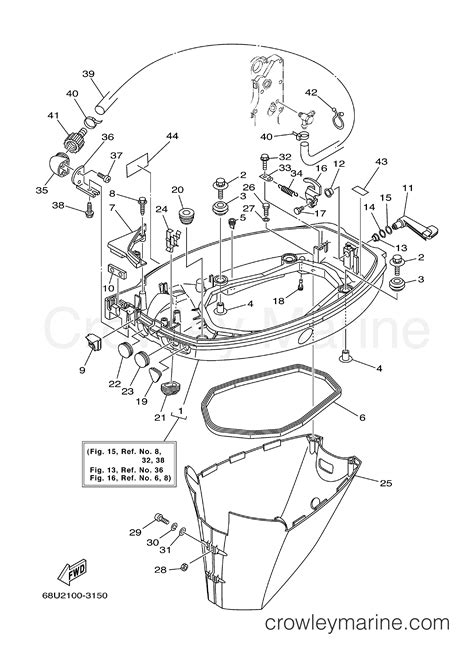 Bottom Cowling Outboard Hp T Tlrb Crowley Marine