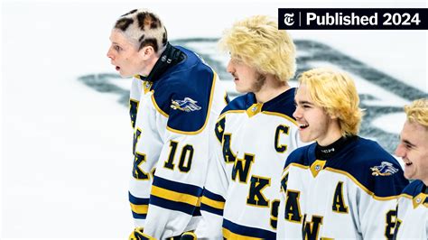 The Best Hair at Minnesota’s State Hockey Tournament - The New York Times