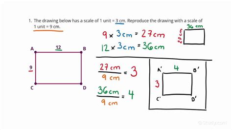 How To Reproduce A Scale Drawing At A Different Scale Algebra