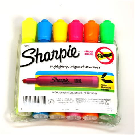 Sharpie Major Accent Highlighter Assorted Ink 6 Set Ko Hen