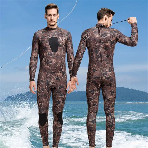 Spearfishing Wetsuit Mm Neoprene Surfing Suit Wetsuit Camo