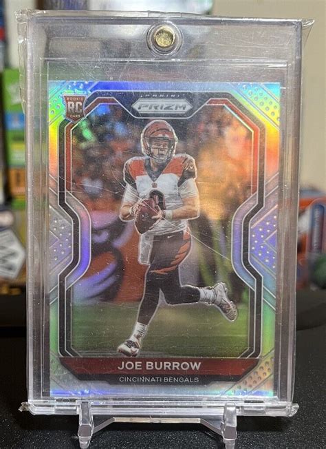 Panini Prizm Joe Burrow Rookie Silver Prizm Rc Bengals