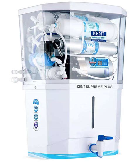 Kent Supreme Plus Zero Water Wastage Wall Mountable Ro