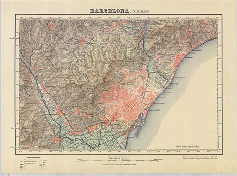 Estimar Aceptable Pescador Plano Topografico De Barcelona Per