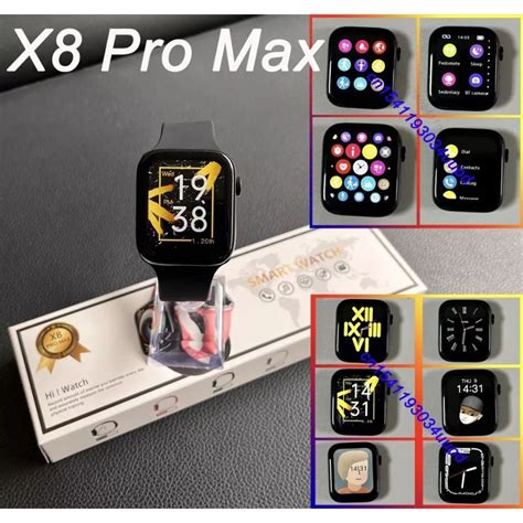 Novo Smartwatch X8 Pro Max Relógio Inteligente IWO 13 Faz e Recebe