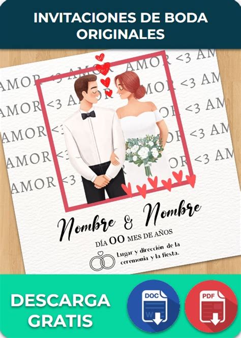 Invitaciones De Boda Originales PowerPoint Canva Ejemplos Y Plantillas