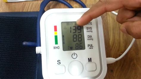 How To Set And Use Digital Blood Pressure Machine Youtube