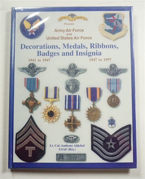 Army Air Force And United States Air Force Decorations Medals Ribbons Hardcover 9781884452055 Ebay